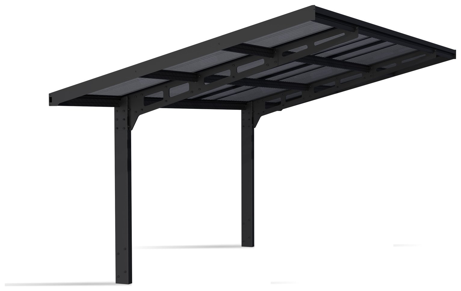 Palram Canopia 6000mm Carport Sydney Wave - Black