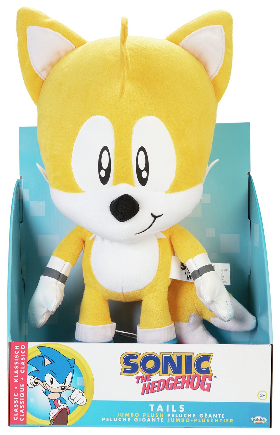 Sega Sonic Jumbo Tails 18 inch Plush