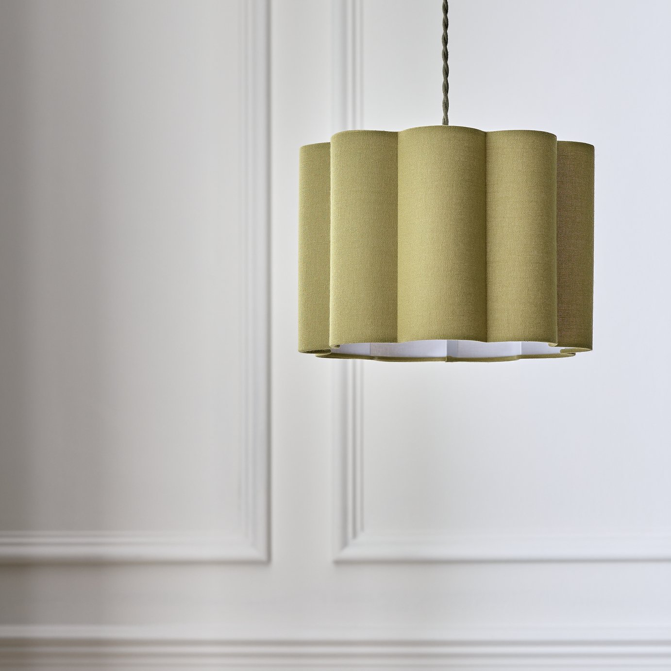 Habitat Pleat Easy Fit Lampshade - 30cm