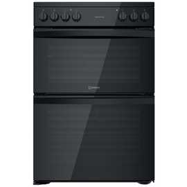 Indesit ID67V9KMB/UK 60cm Double Electric Oven - Black
