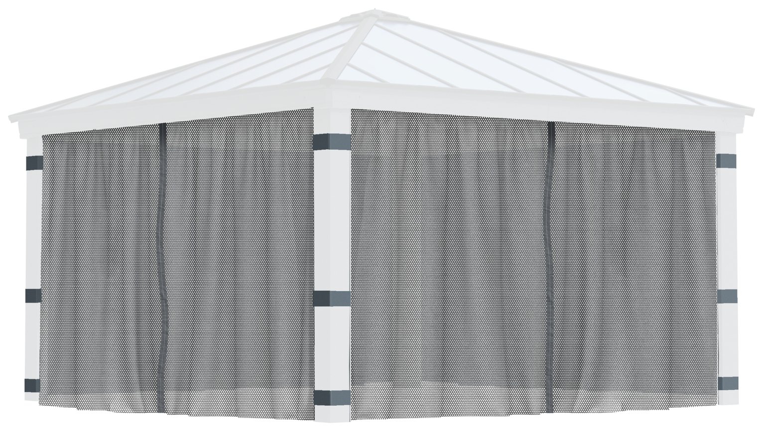 Palram Canopia Dallas 4 Piece Gazebo Netting Set 14 x 14ft