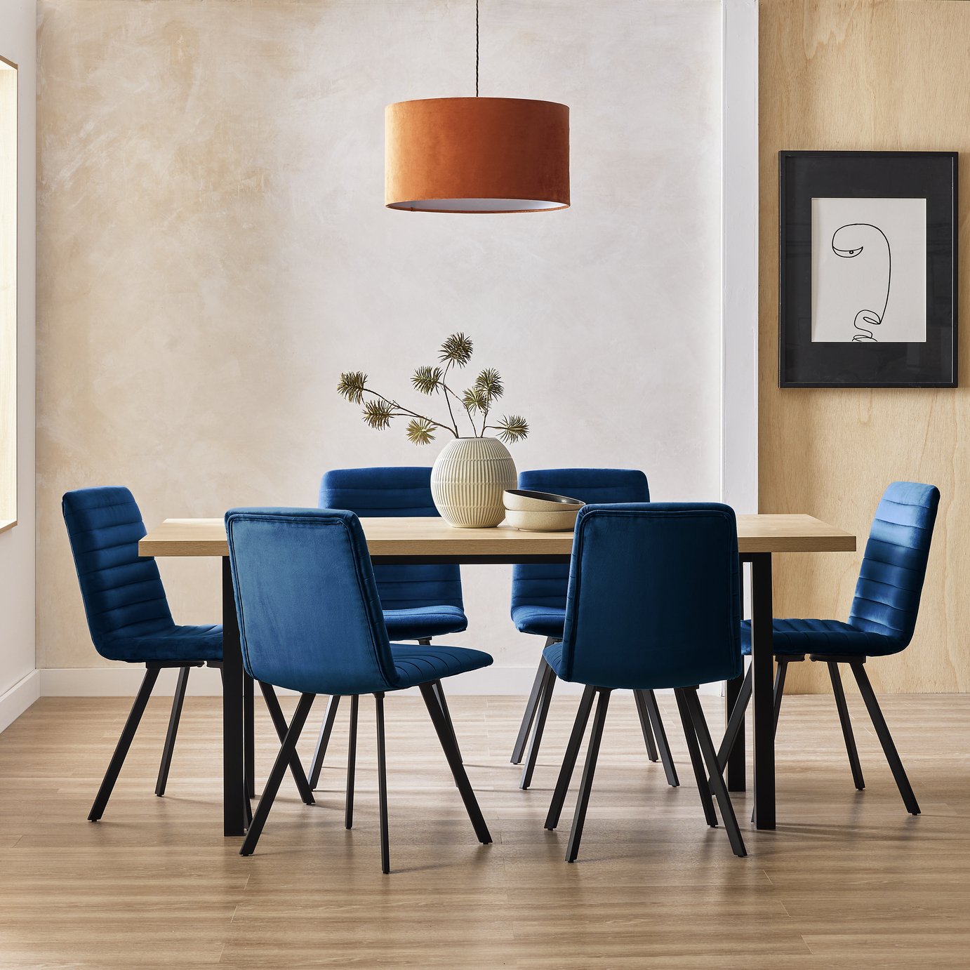 Argos Home Zayn Dining table & 6 Chairs