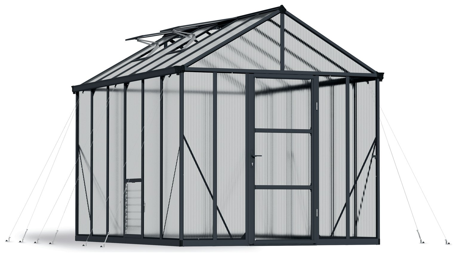 Palram Canopia Glory Grey Greenhouse - 8 x 12ft
