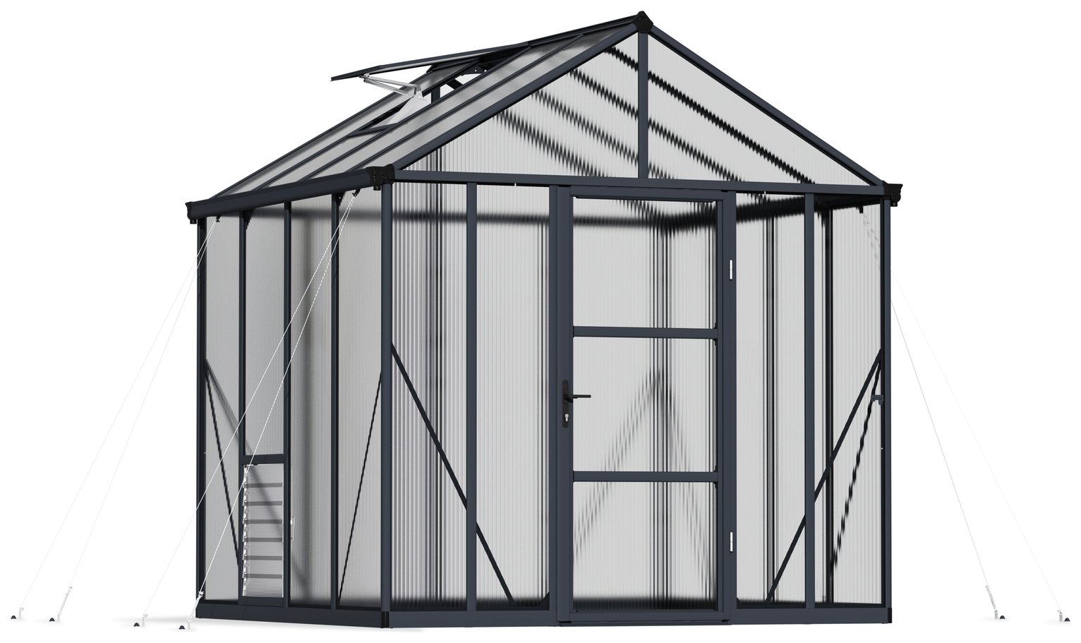 Palram Canopia Glory Grey Greenhouse - 8 x 8ft