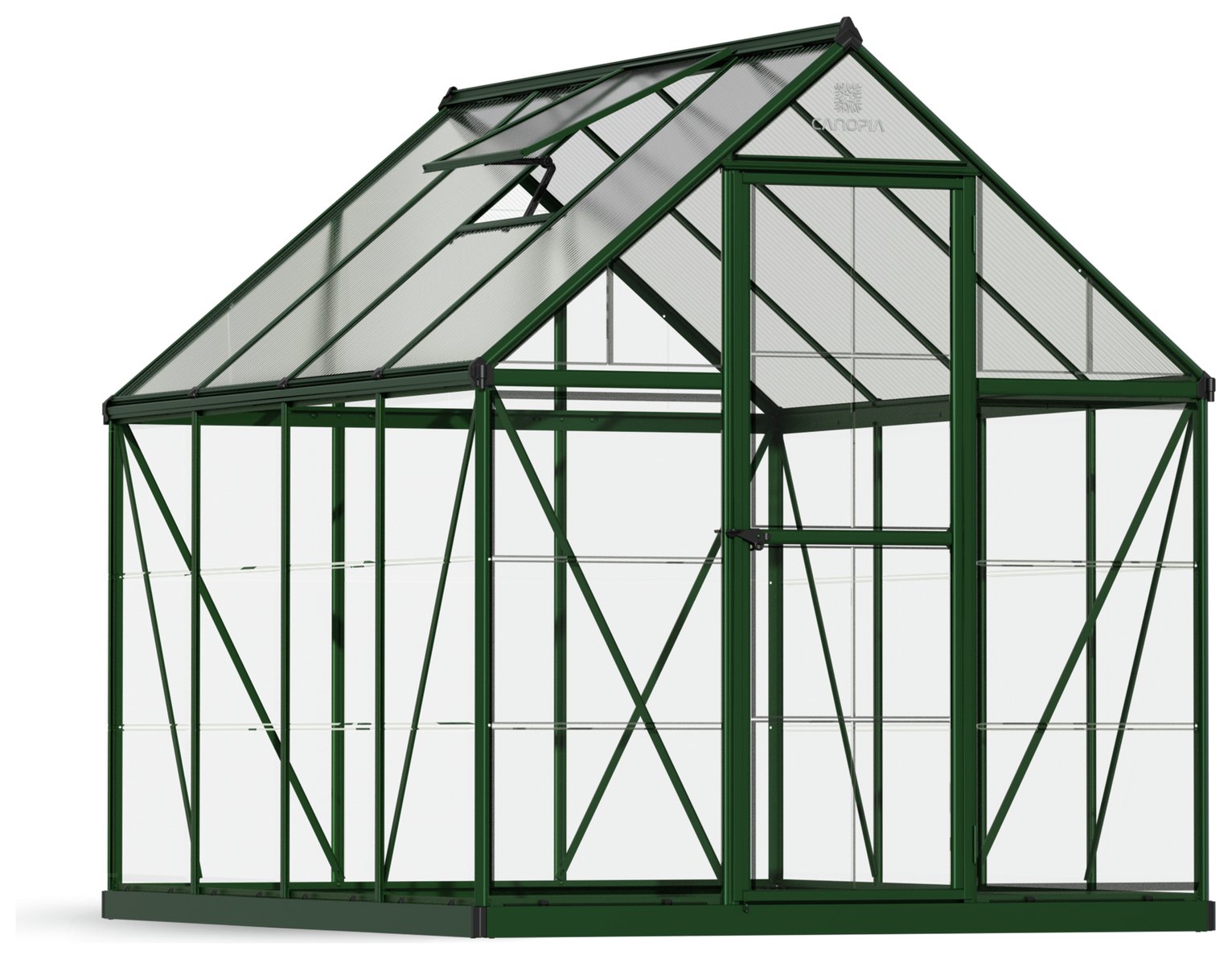 Palram Canopia Hybrid Green Greenhouse - 6 x 8ft