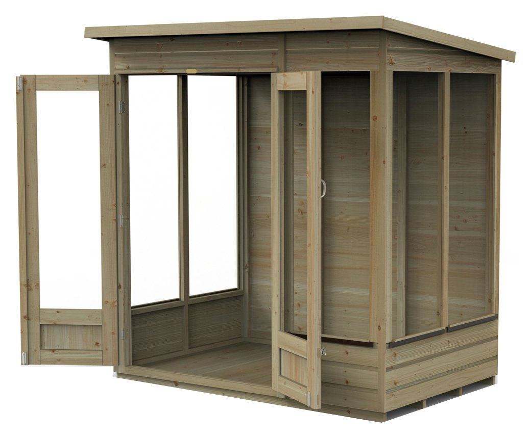 Forest Beckwood Shiplap Pent Summerhouse - 6 x 4ft