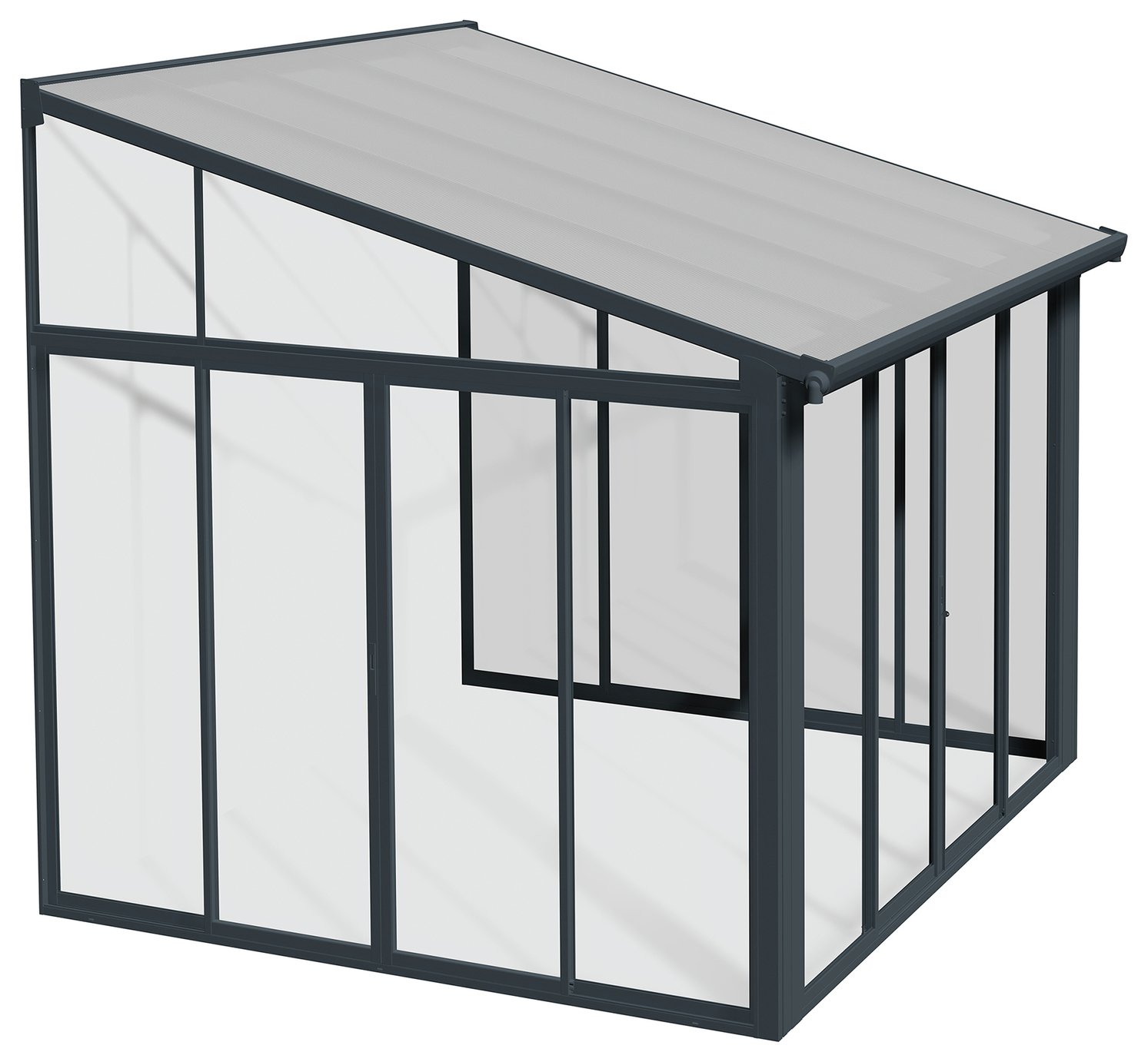 Palram Canopia Sanremo Veranda Grey 3 x 3.05m