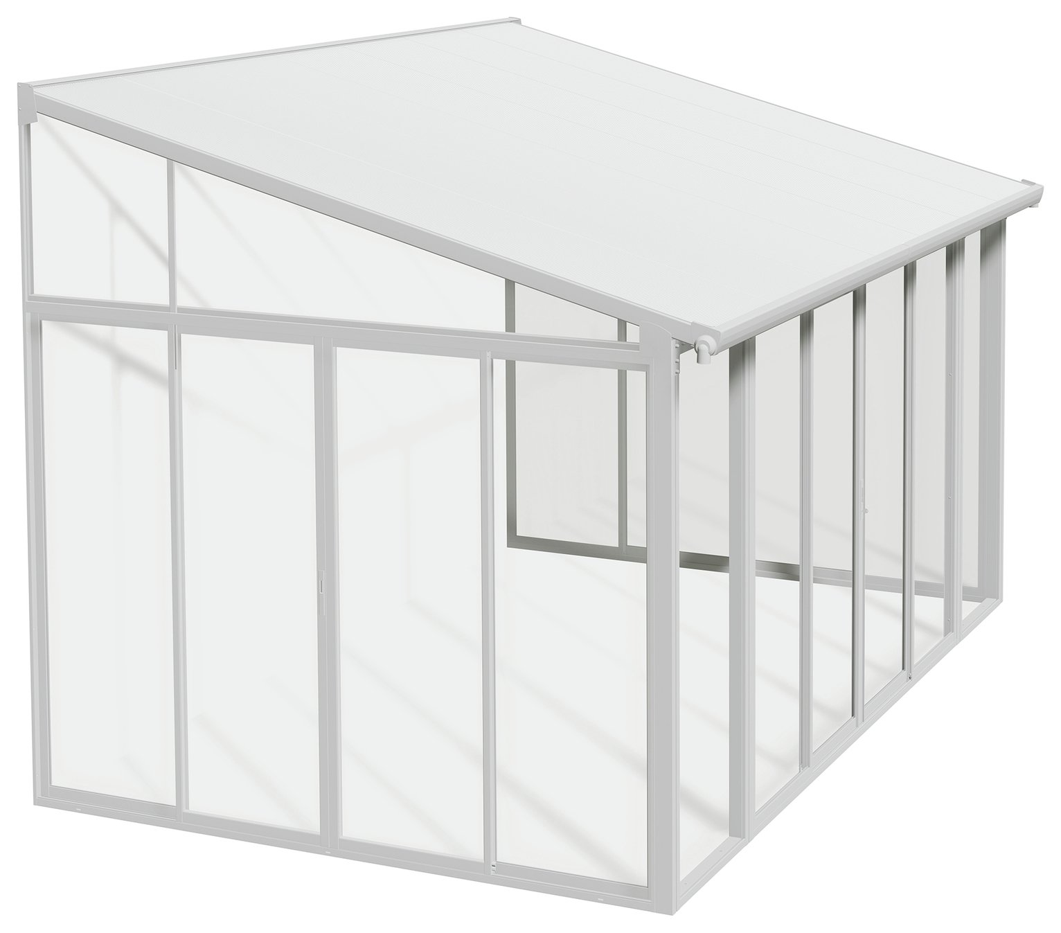 Palram Canopia Sanremo Veranda White 3 x 4.25m