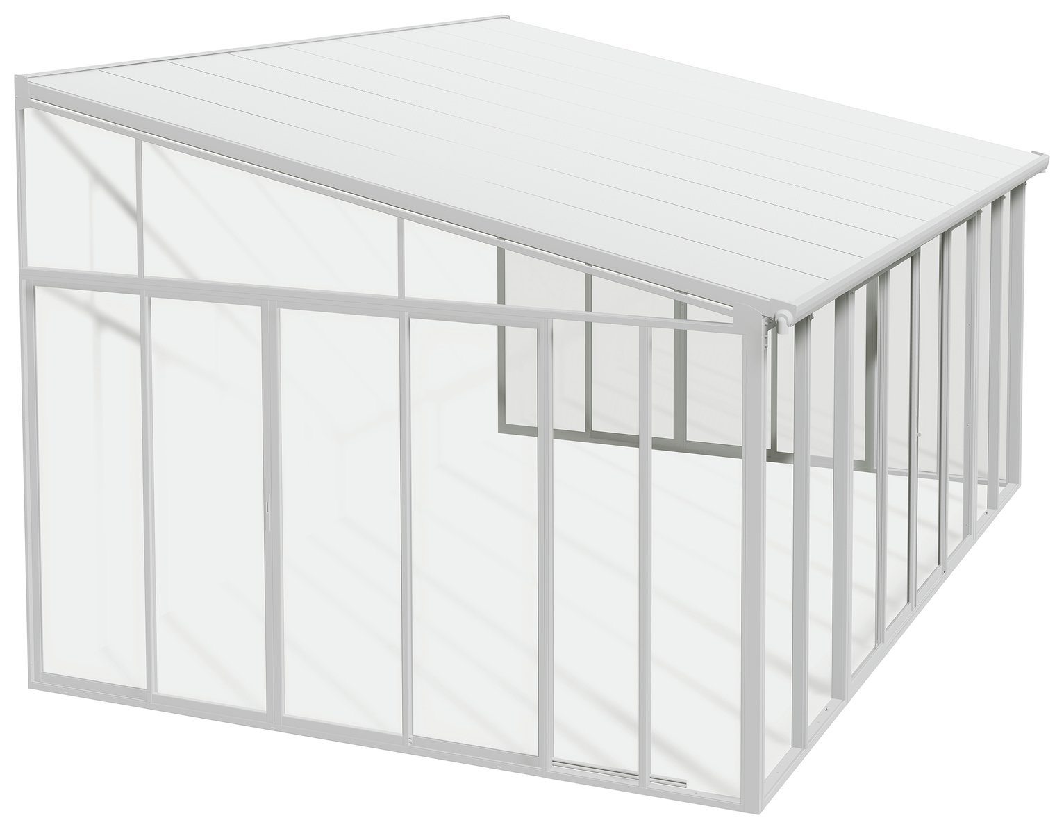 Palram Canopia Sanremo Veranda White 4 x 4.25m