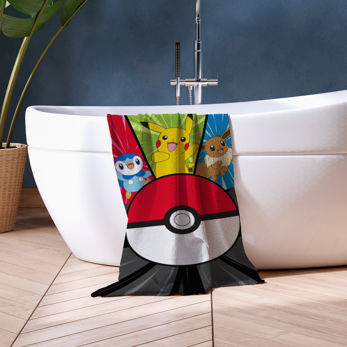 Pokémon Action Beach Towel - Multicoloured