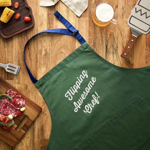 Buy Home Flipping Awesome Chef Apron - Green | Tea towels, aprons