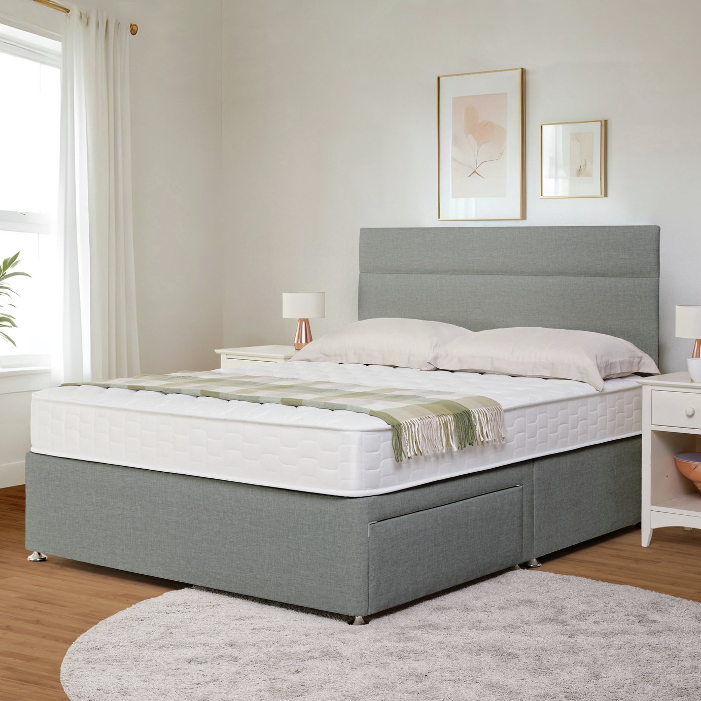 Argos Home Elmdon Deep Ortho Mattress & Divan Bed