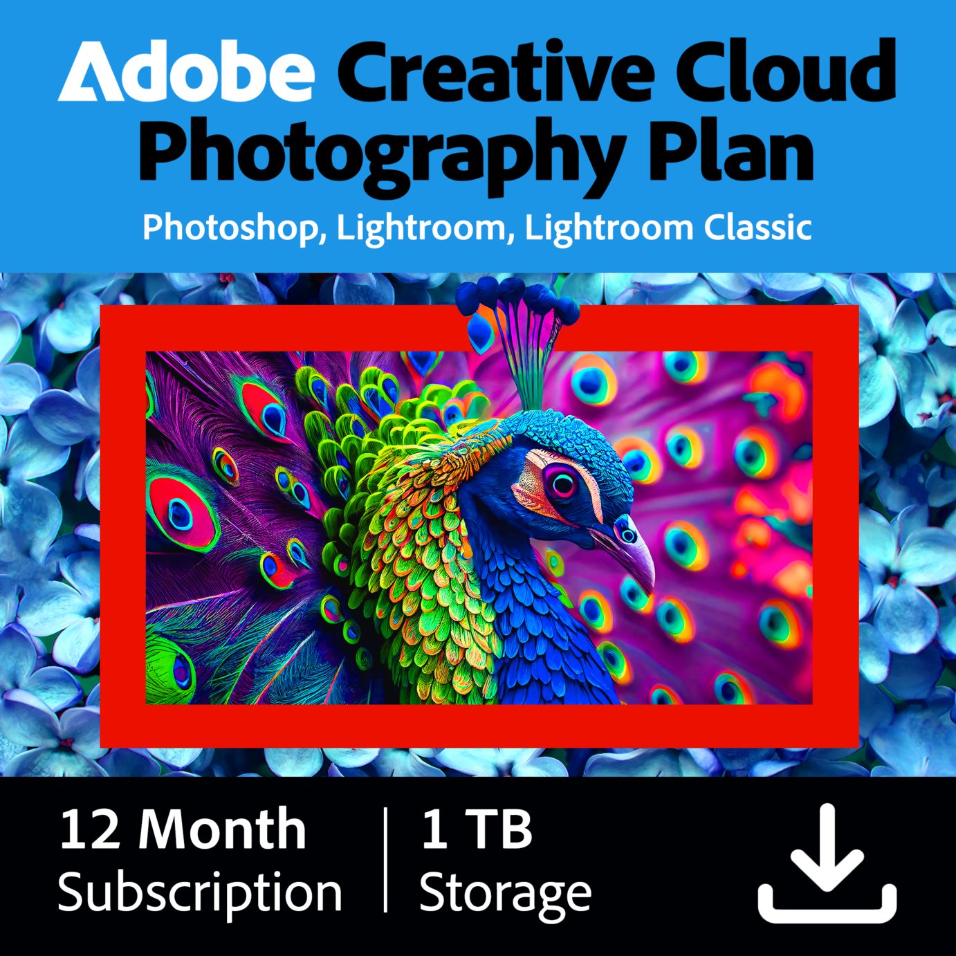 Adobe Creative Cloud Photography Plan 1 User 1 Year