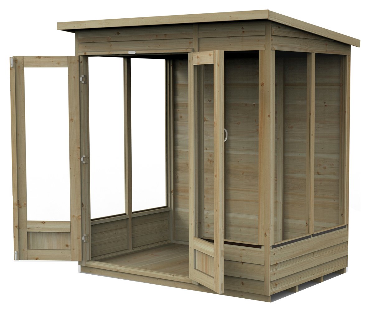 Forest 4Life Overlap Pent Summerhouse - 6 x 4ft