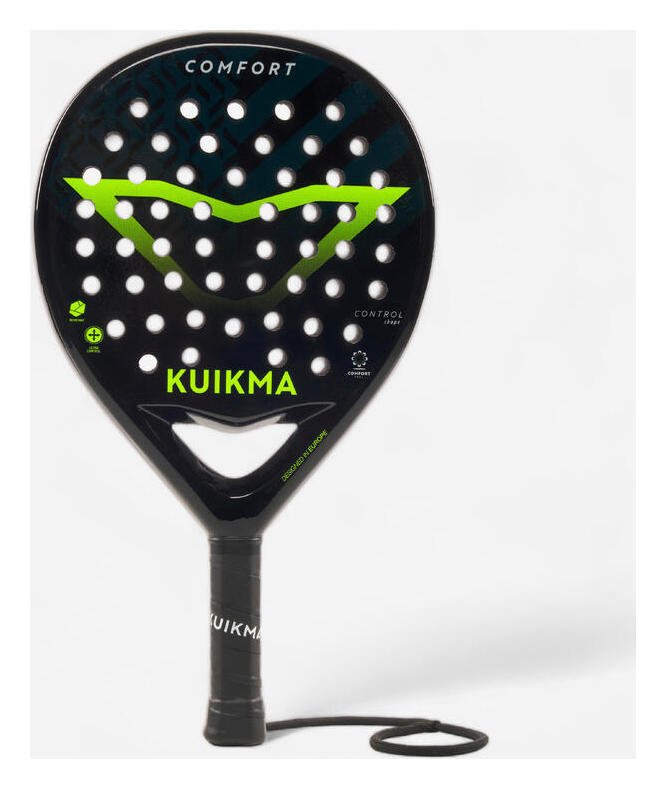 Decathlon Padel Racket Soft Comfort - Black Yellow