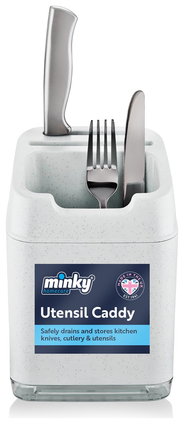 Minky Utensil Caddy - White