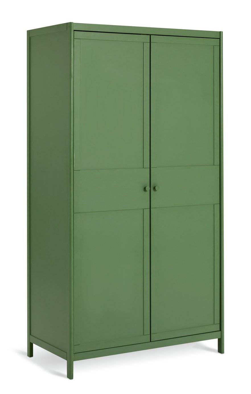 Habitat Bronte 2 Door Wardrobe - Green
