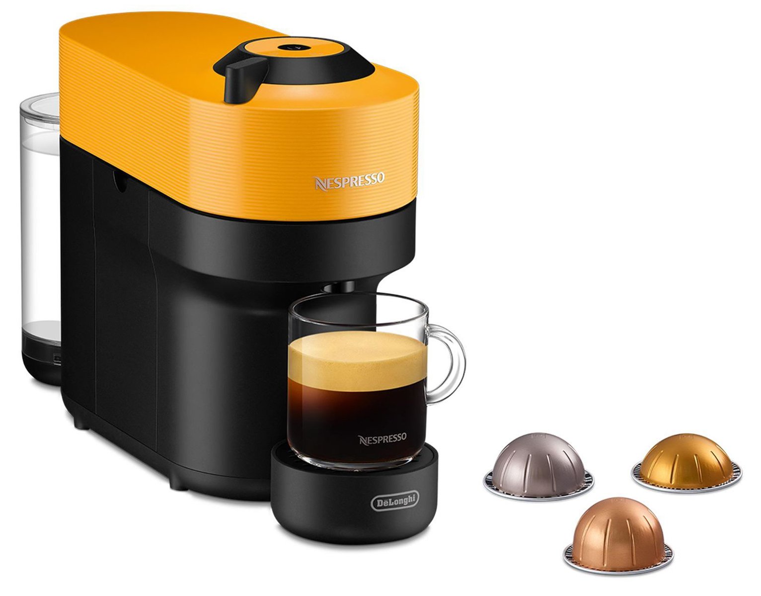 Nespresso Vertuo Pop by De'Longhi Pod Coffee Machine-Yellow