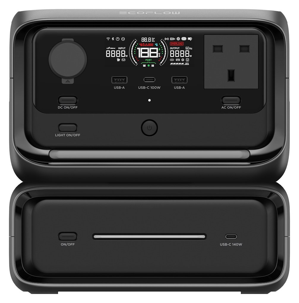 EcoFlow River 3 Max Portable Power Station - 572Wh