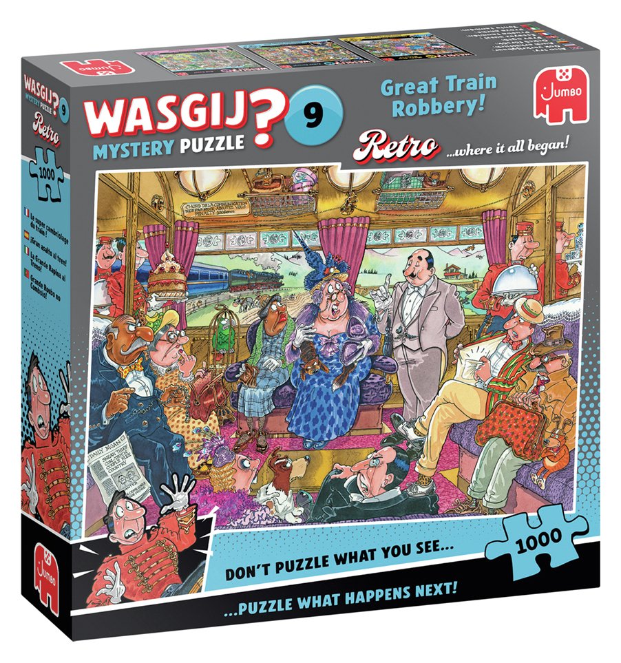 Wasgij Retro Mystery 9 Great Train Robbery Puzzle