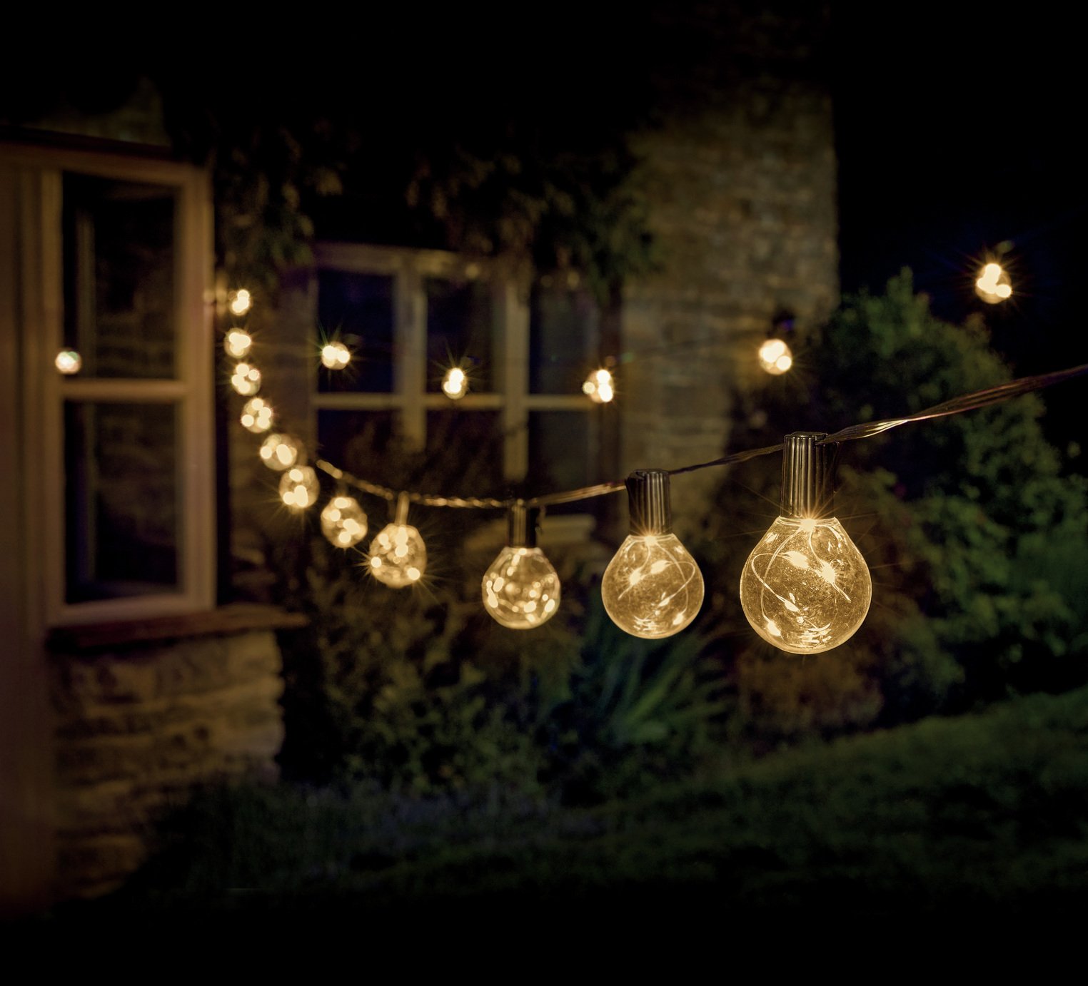 Smart Garden 20 Firefly Festoon String Lights - Warm White