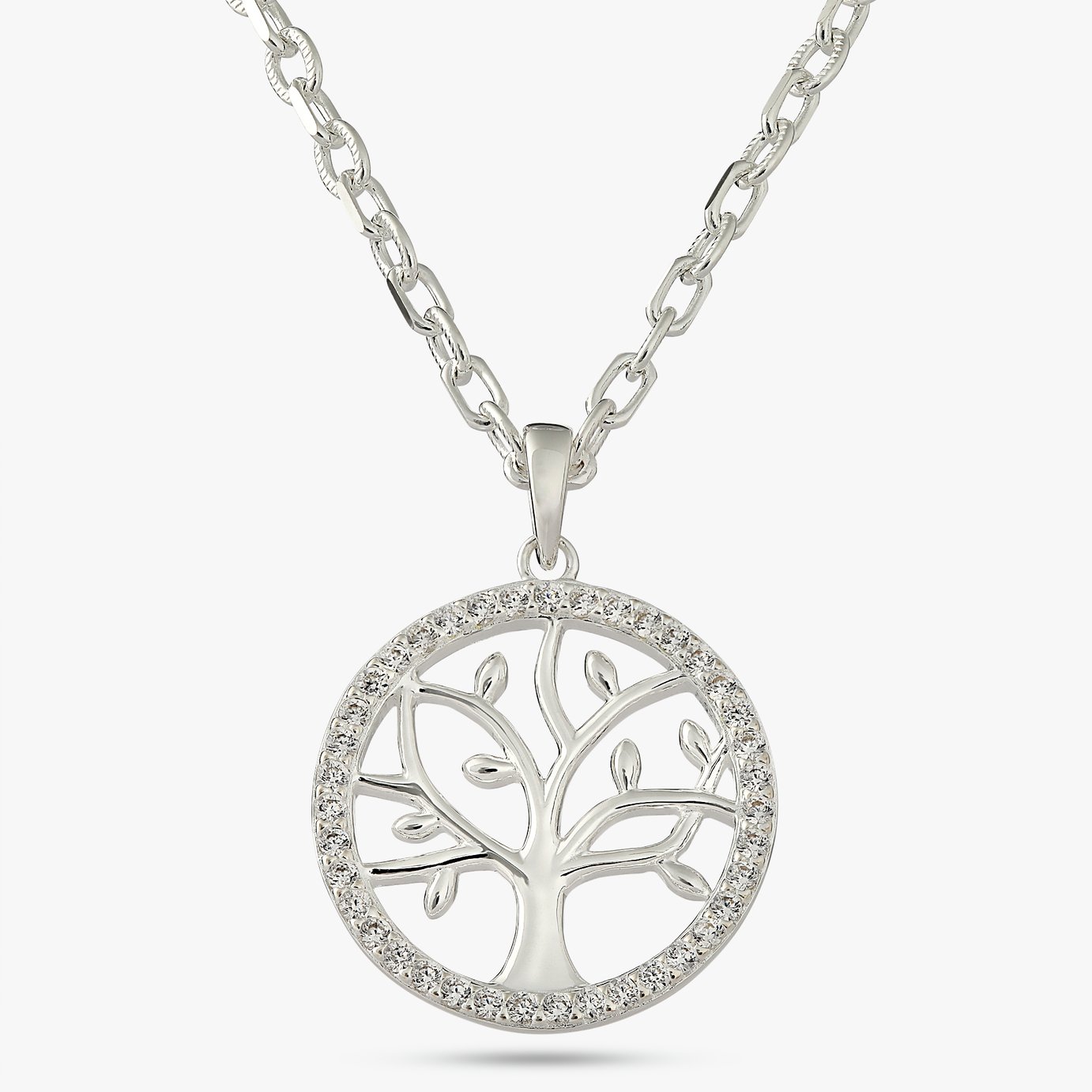 Revere Sterling Silver Tree of Life Pendant Necklace