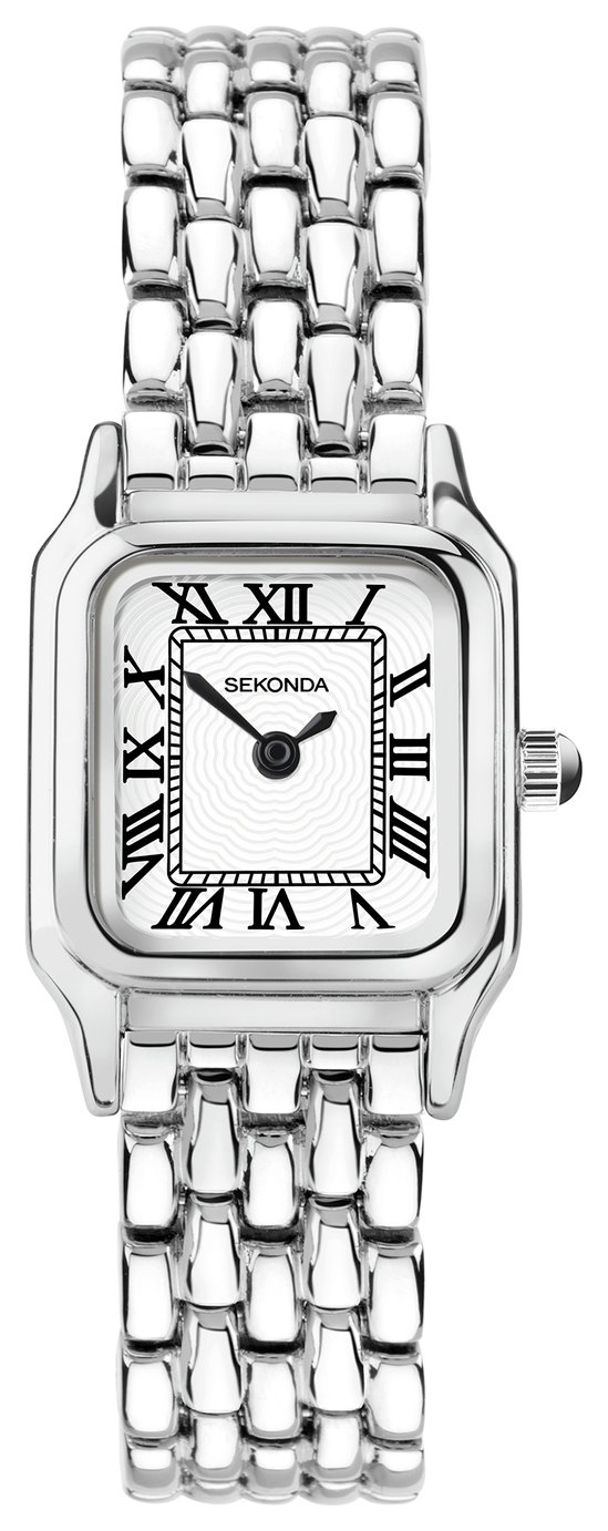 Sekonda Monica Ladies White Dial Silver Colour Watch