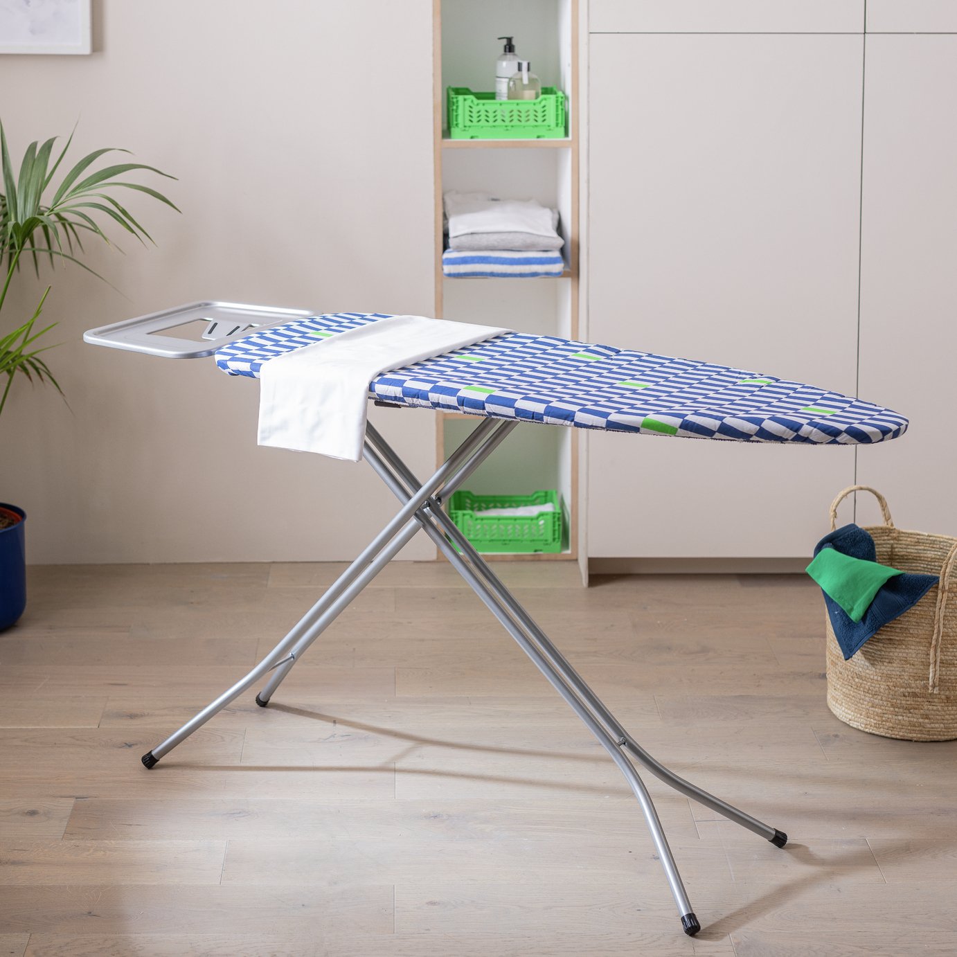 Habitat Extra Wide 120x45cm Ironing Board Cover - Blue
