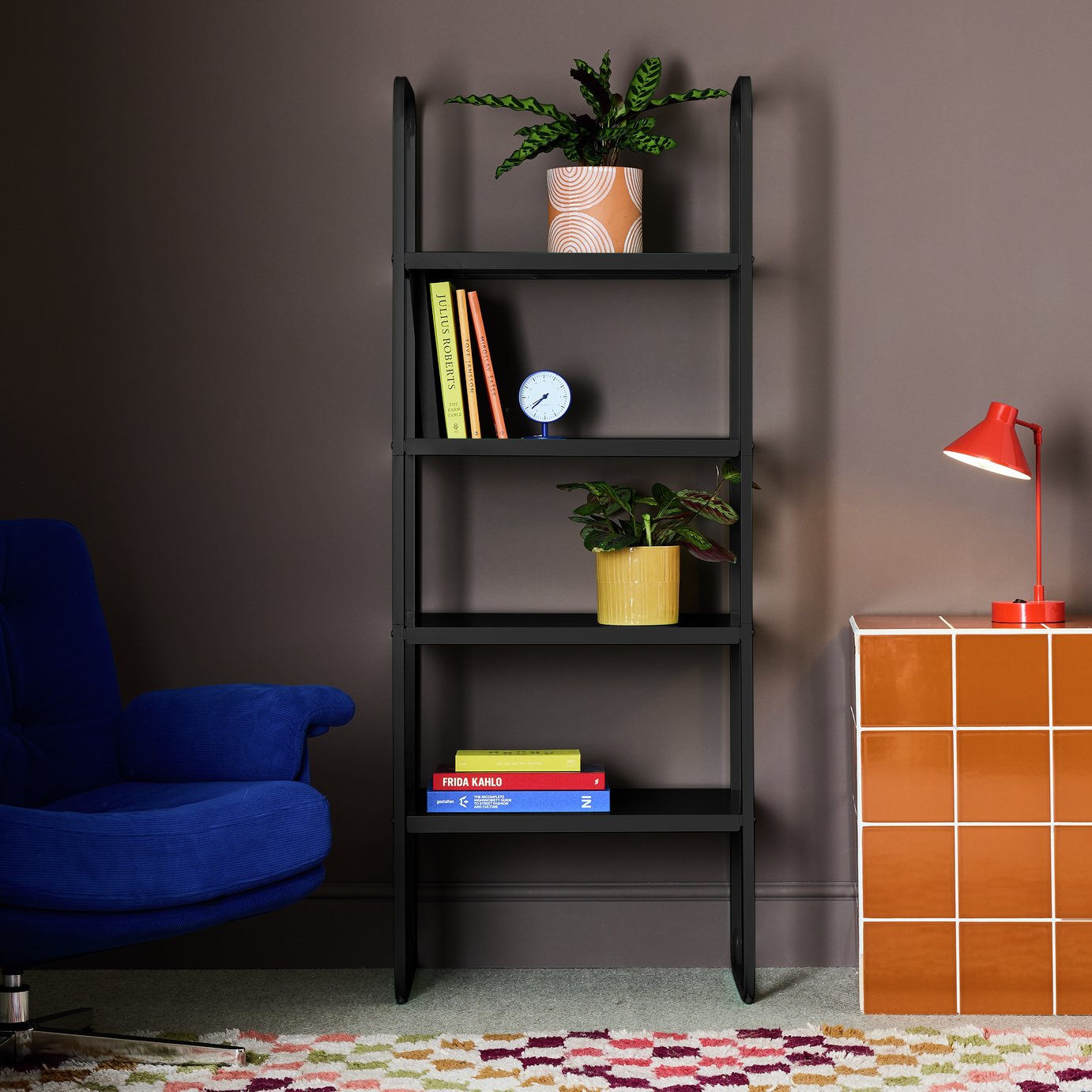 Habitat Lorelei Narrow Bookcase - Black
