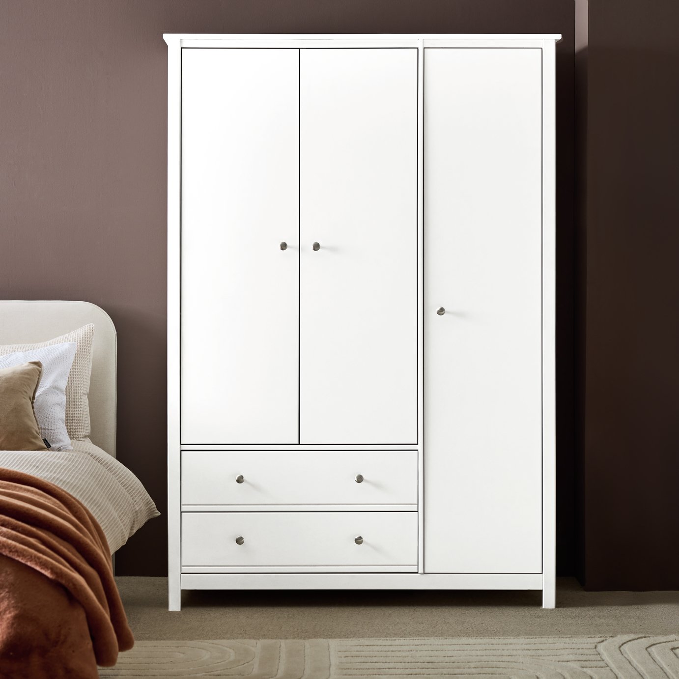 Habitat Brooklyn 3 Door Wardrobe