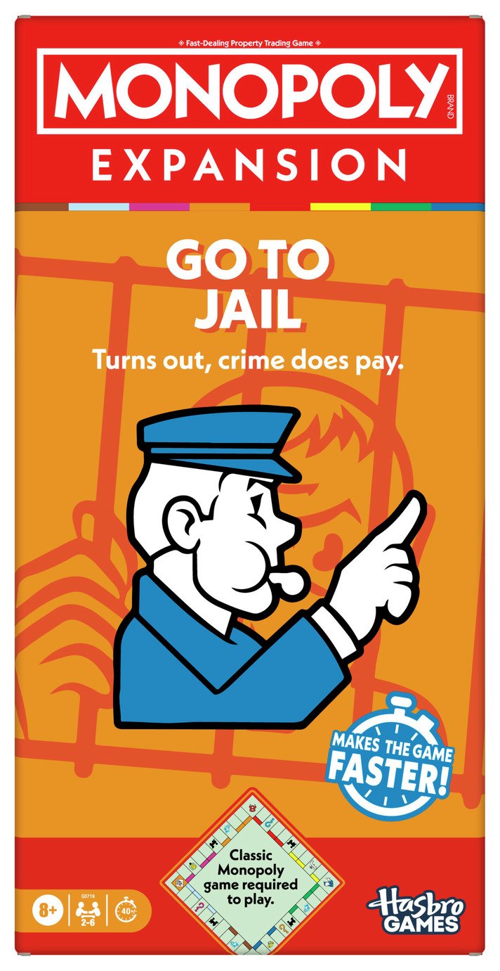 Hasbro Monopoly Go to Jail Expansion Card Pack