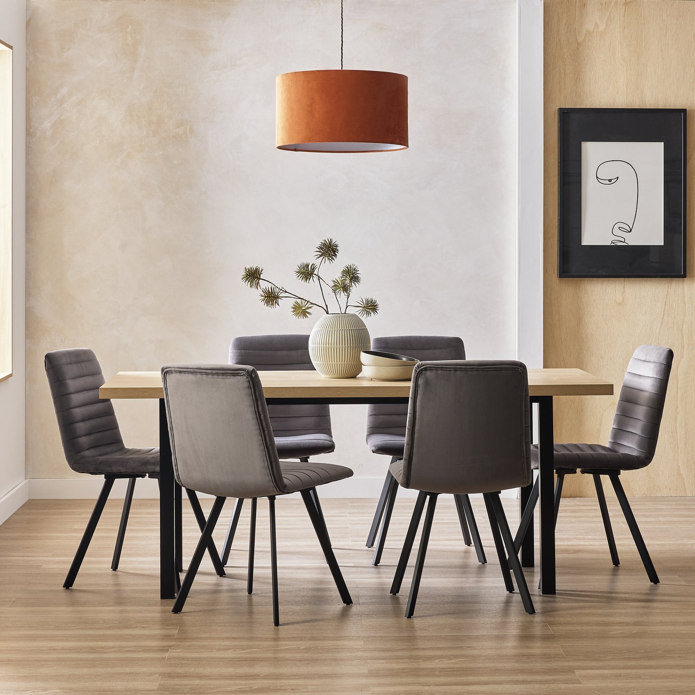Argos Home Zayn Dining table & 6 Chairs