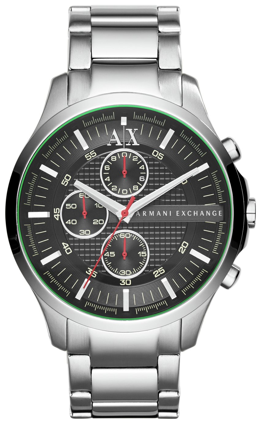 Armani Exchange Men's Silver Dial Stainless Steel Watch