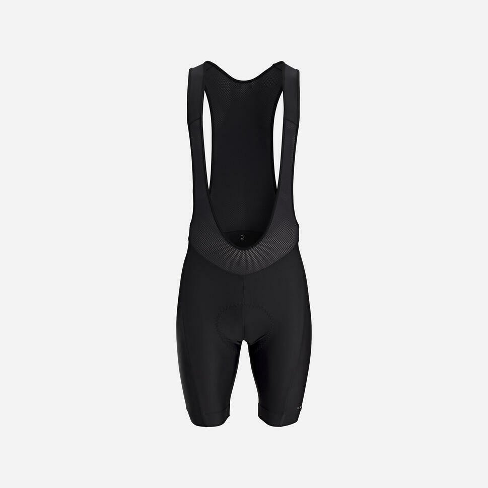 Decathlon Men'S Cycling Bib Shorts Rc100 Uk 30 - Black