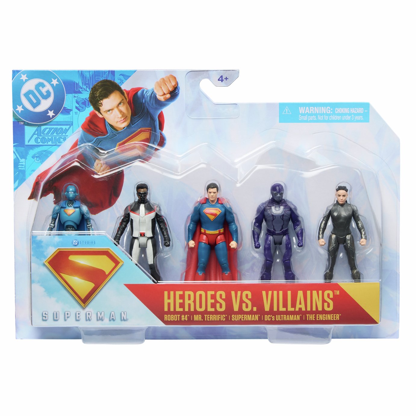 DC Comics Superman Movie 5 Figure Toy Pack 