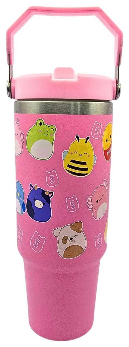 Hox Squishmallows Bradley Pink Travel Mug - 880ml