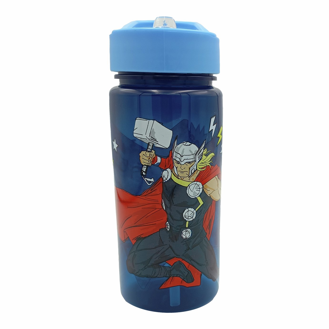 Hox Avengers Blue Sipper Water Bottle - 600ml
