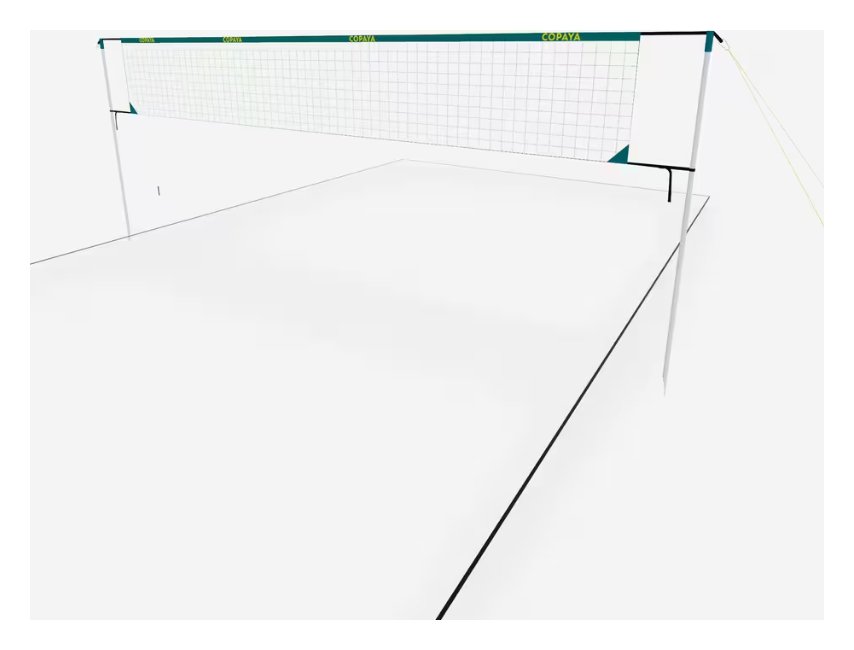 Decathlon 6 M Beach Volleyball Set (Net And Posts)