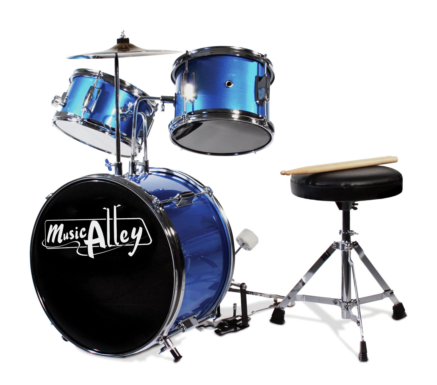 Music Alley Junior 3 Piece Drum Kit