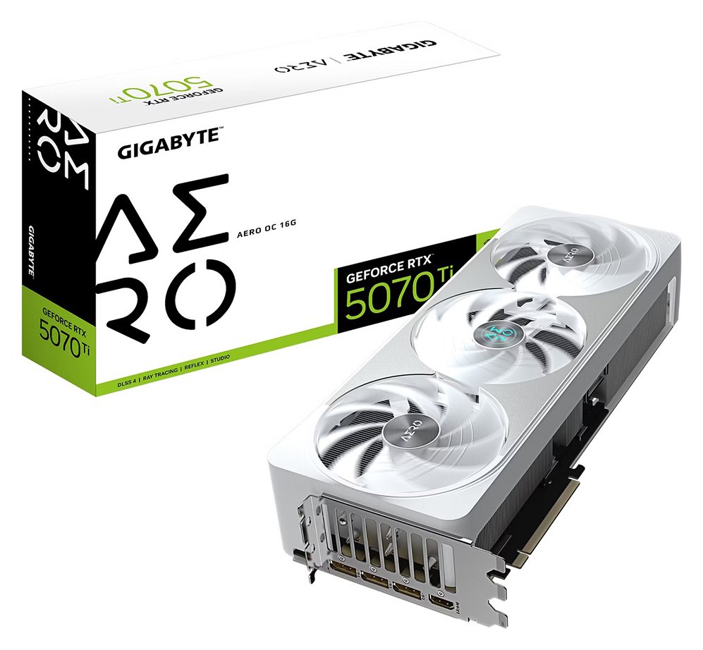 Gigabyte Nvidia GeForce RTX5070 Ti AERO OC 16GB Graphic Card