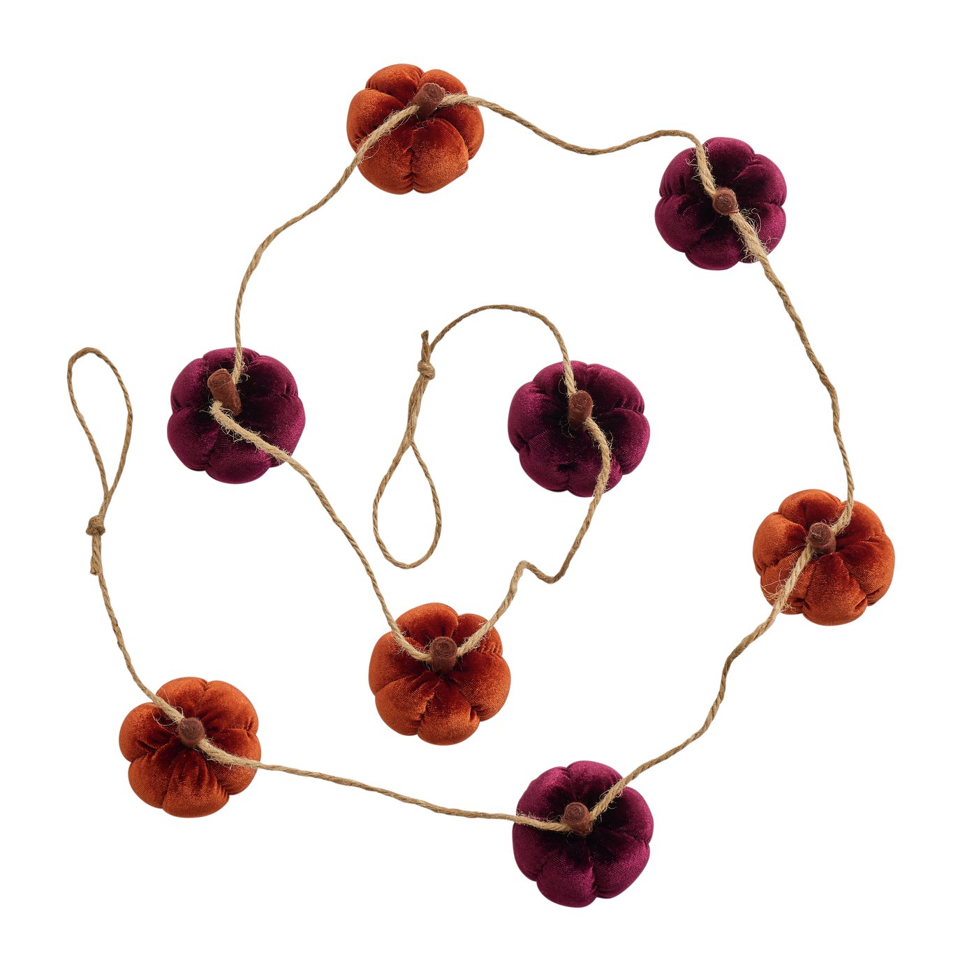 Argos Home Felt Pumpkin Halloween Garland