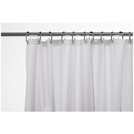 Croydex Superline Shower Curtain Rod & Rings Set - Chrome