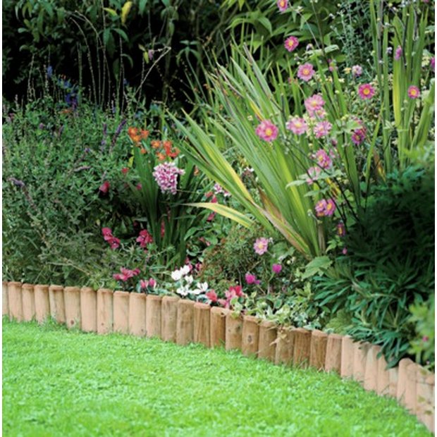 Buy Log Roll Edging Pack Of 2 Garden Edging And Borders Argos
