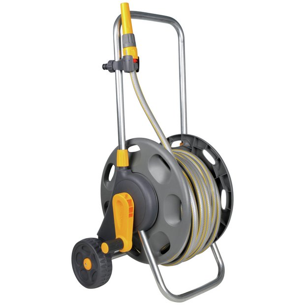 Hose Reel Cart Garden Hose Reels for Outside with Wheels Flexible