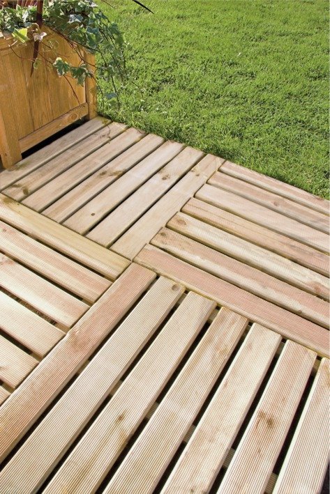 Decking Tiles - Pack of 4