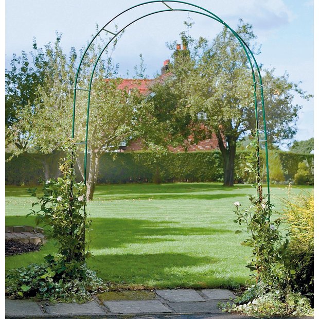 Buy Steel Garden Rose Arch Decorative Arches Argos
