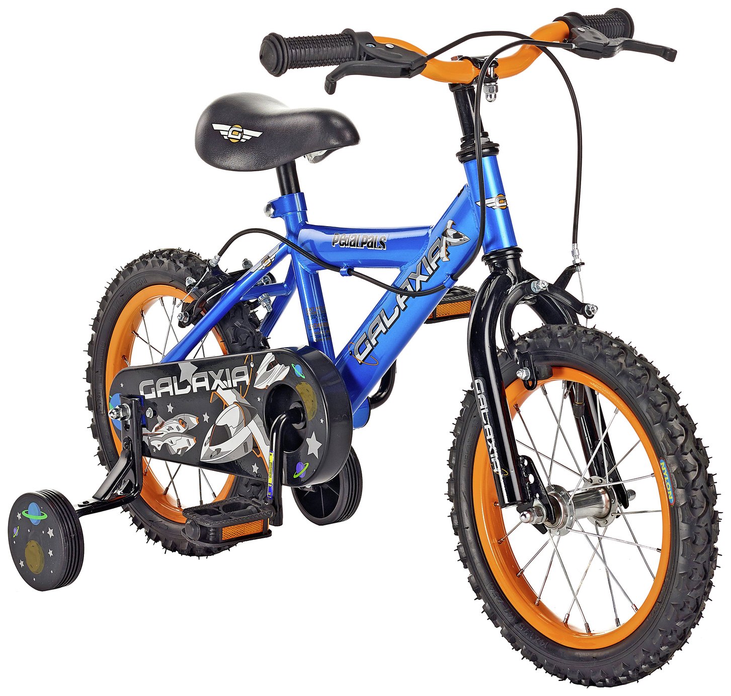 Pedal Pals Galaxia 14 inch Wheel Size Kids Bike - Blue