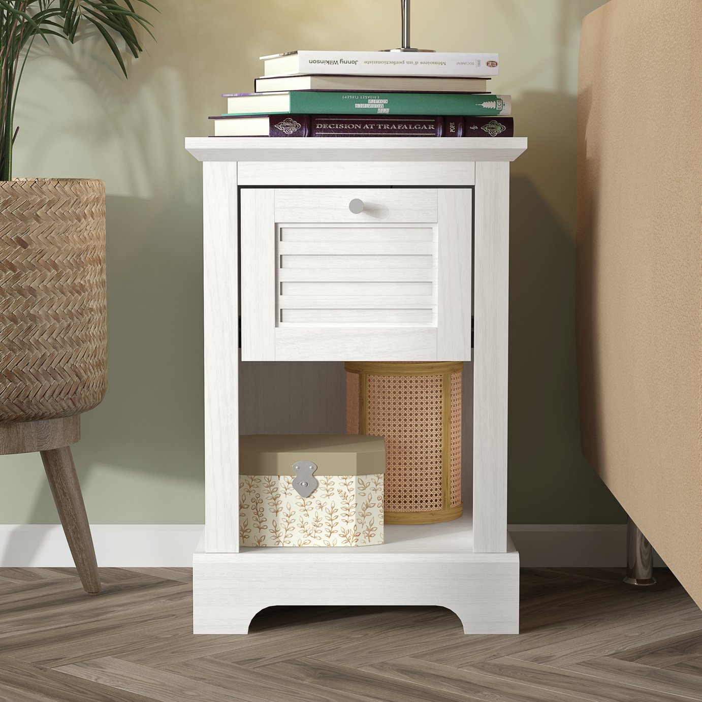 GFW Salcombe 1 Drawer Side Table
