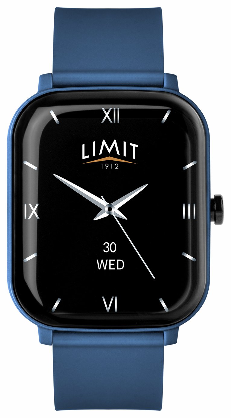 Limit Blue Silicone Strap Calling Smart Watch 