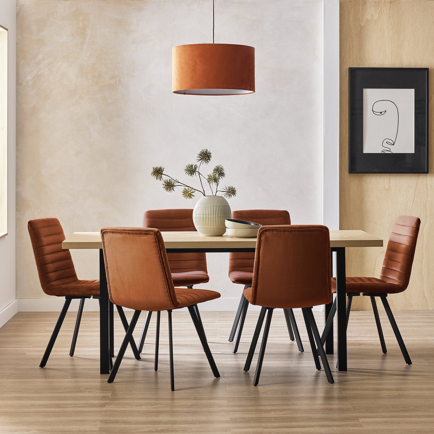 Argos Home Zayn Dining table & 6 Chairs